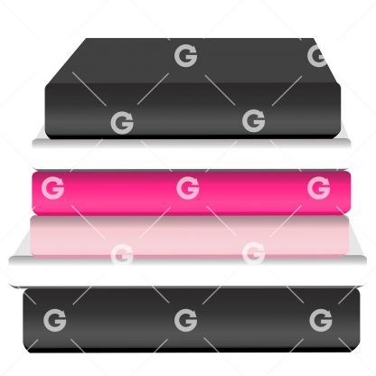 Fashion Stack of Books Blank Books SVG