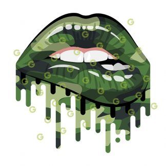 Military SVG, Camo Drip Lips SVG, Dripping Lips SVG, Biting Lips SVG, Sexy Lips SVG, Sublimation Lips SVG, Lips SVG, Makeup Lips SVG, Kissing Lips SVG, Kiss Lips SVG