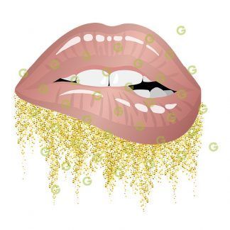 Pink Glitter Drip Lips SVG, Dripping Lips SVG, Biting Lips SVG, Sexy Lips SVG, Sublimation Lips SVG, Lips SVG, Makeup Lips SVG, Kissing Lips SVG, Kiss Lips SVG