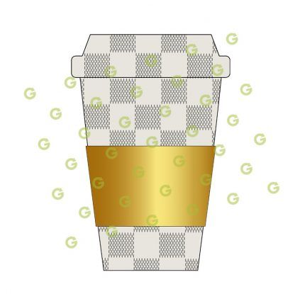 White Checker Pattern, Fashion Pattern SVG, Fashion ToGo Cup, Coffee Cup SVG, Fashion Sublimation SVG
