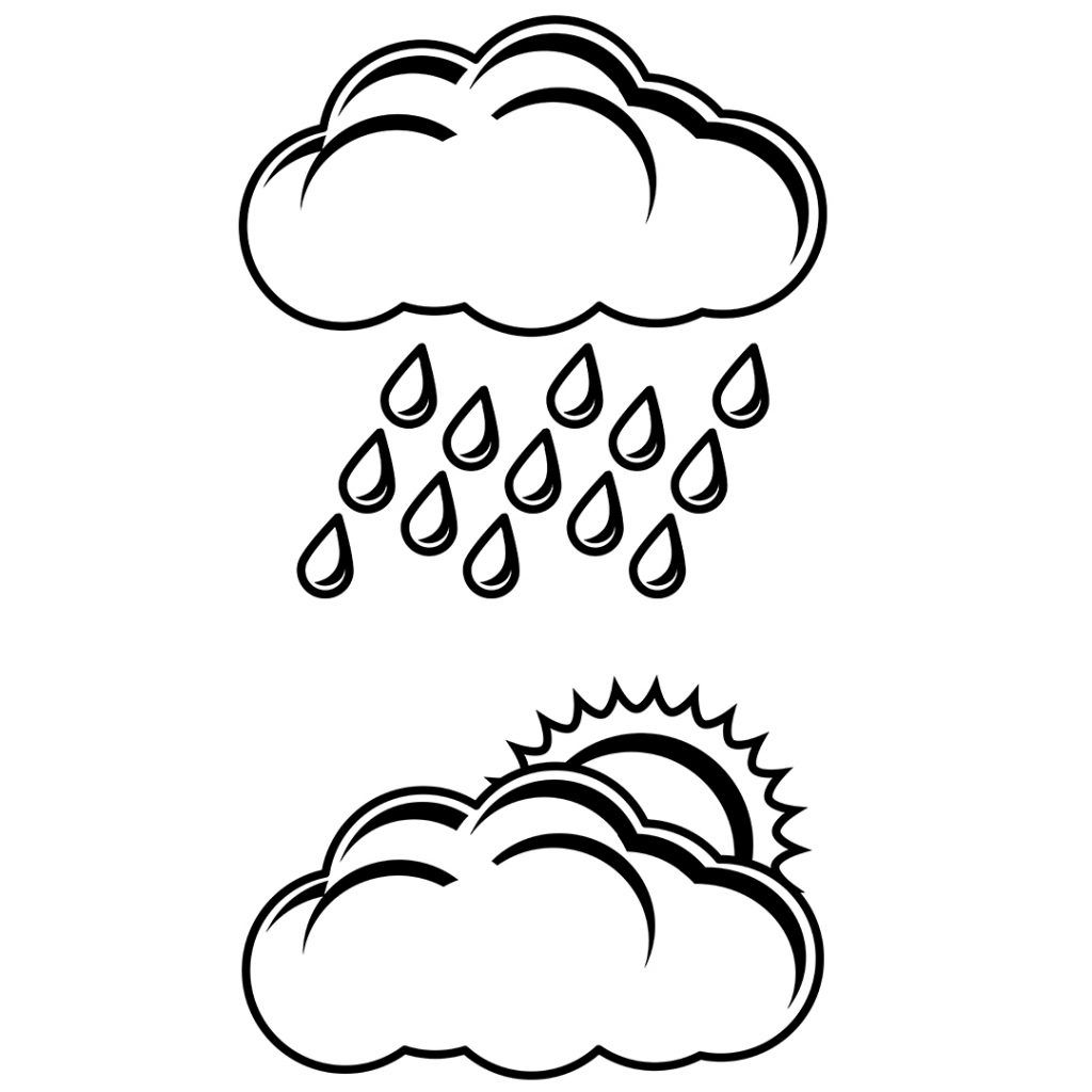 Free SVG Rain or Shine Example
