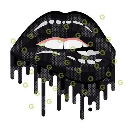 Black Checker Pattern, Dripping Lips Svg, Biting Lips SVG, Kiss Lips SVG, Lips Svg, Fashion Lips Svg, Designer Lips Svg, Makeup Lips Svg, Sublimation Lips Svg