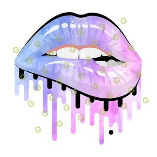 Cotton Candy Drip Lips, Dripping Lips Svg, Biting Lips SVG, Kiss Lips SVG, Lips Svg, Fashion Lips Svg, Designer Lips Svg, Makeup Lips Svg, Sublimation Lips Svg