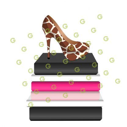 Fashion Blank Books With Giraffe Shoe