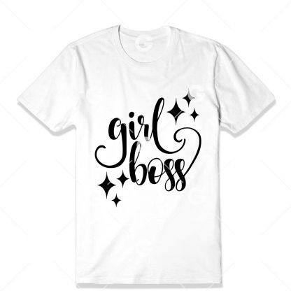 Girl Boss T-Shirt SVG