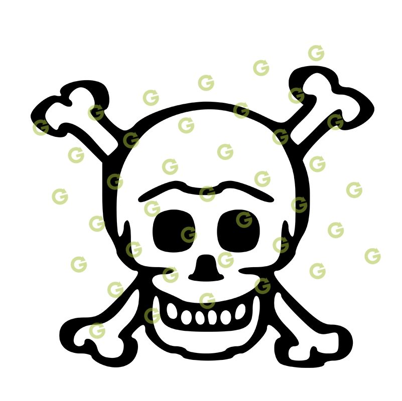 Happy Halloween Skull SVG | SVGed