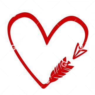 Heart Arrow SVG