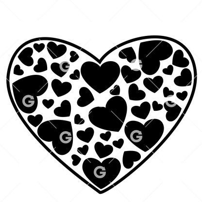 Heart Full of Hearts SVG