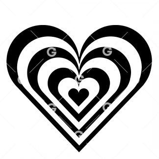 Hypnotic Heart SVG