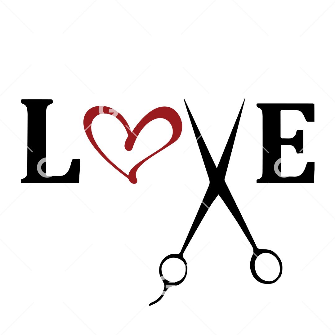 Barber Barbershop Hairstylist Hair Scissors Haircut Logo ClipArt SVG –  ClipArt SVG