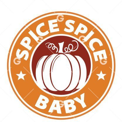 Thanksgiving Spice Spice Baby Starbucks Wrap SVG