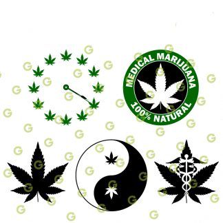420 Weed, SVG Bundle, Weed Decal Svg, Medical Weed Svg, Weed Clock Svg, Yin and Yang Weed, Pot Leaf Svg, Stoner Weed Svg, Marijuana Pot Leaf
