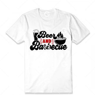 Beer and Barbecue T-Shirt SVG