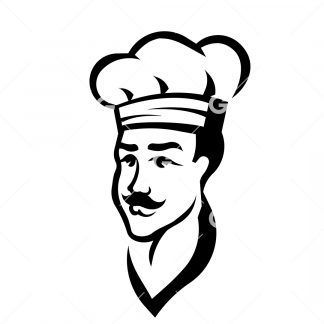 Chef with Hat SVG