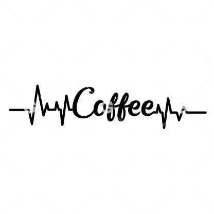 Coffee Heartbeat SVG