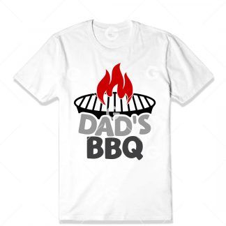 Dads BBQ T-Shirt SVG