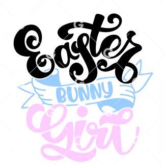 Easter Bunny Girl SVG