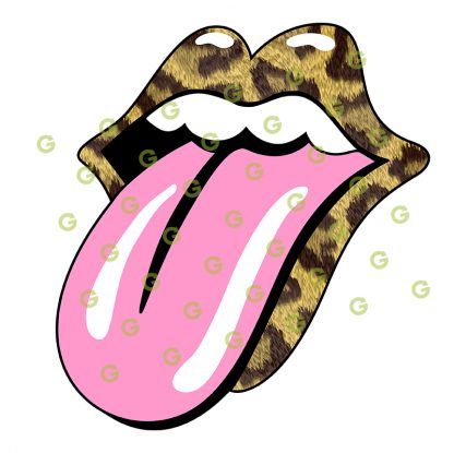 Smile Mouth Lips SVG, Leopard Pattern, Leopard Lips Svg, Fuzzy Lips Svg, Smile Lips Svg, Lips and Tongue Svg, Mouth Lips Svg, Lips Svg