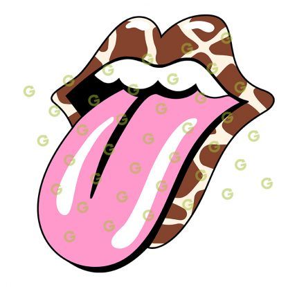 Smile Mouth Lips SVG, Giraffe Pattern, Giraffe Lips, Smile Lips Svg, Lips and Tongue Svg, Mouth Lips Svg, Lips Svg