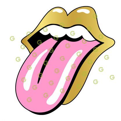 Smile Mouth Lips SVG, Gold Pattern, Gold Lips Svg, Smile Lips Svg, Lips and Tongue Svg, Mouth Lips Svg, Lips Svg
