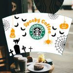 Free Starbucks Halloween 24oz Venti Wrap SVG
