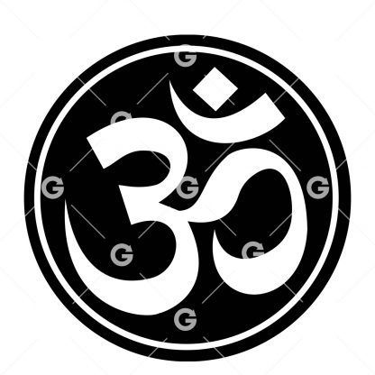 Om Symbol Decal SVG