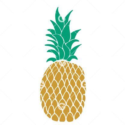 Pineapple Fruit SVG