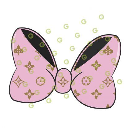 Hair Bow SVG, Fashion Pattern, Pink Bow, Fashion Hair Bow, Designer Hair Bow, Bow Sticker Svg, Sublimation Bow, Print and Cut Bow, Bow Svg