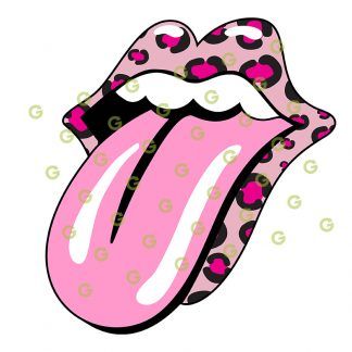 Smile Mouth Lips SVG, Leopard Pattern, Pink Lips Svg, Leopard Lips Svg, Smile Lips Svg, Lips and Tongue Svg, Mouth Lips Svg, Lips Svg