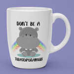 Don't Be A Twatopotamus Sublimation Mug Template Example