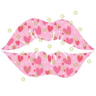 Heart Lips SVG, Valentine Lips SVG, Kiss Lips SVG, Sexy Lips SVG, Kissing Lips SVG, Makeup Lips SVG, Sublimation Lips SVG, T-Shirt Lips SVG, Mouth Lips SVG