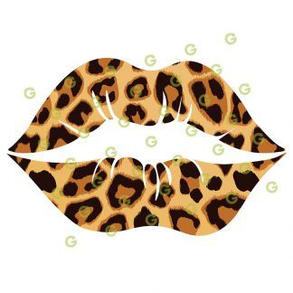 Leopard Lips SVG, Kiss Lips SVG, Sexy Lips SVG, Kissing Lips SVG, Makeup Lips SVG, Sublimation Lips SVG, T-Shirt Lips SVG, Mouth Lips SVG