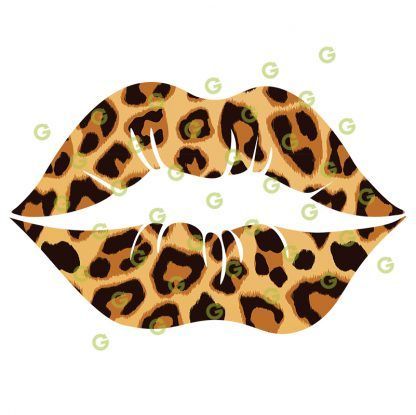 Leopard Lips SVG, Kiss Lips SVG, Sexy Lips SVG, Kissing Lips SVG, Makeup Lips SVG, Sublimation Lips SVG, T-Shirt Lips SVG, Mouth Lips SVG