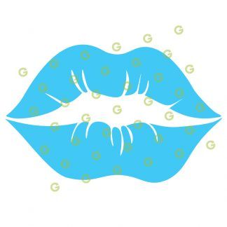 Light Blue Lips SVG, Kiss Lips SVG, Sexy Lips SVG, Kissing Lips SVG, Makeup Lips SVG, Sublimation Lips SVG, T-Shirt Lips SVG, Mouth Lips SVG