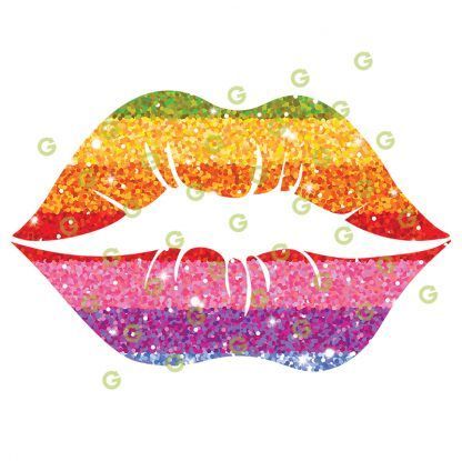 Glitter Lips SVG, Pride Lips SVG, Kiss Lips SVG, Sexy Lips SVG, Kissing Lips SVG, Makeup Lips SVG, Sublimation Lips SVG, T-Shirt Lips SVG, Mouth Lips SVG