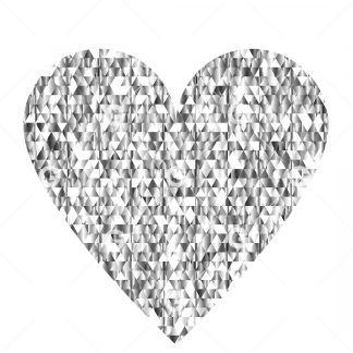 Diamond Love Heart SVG