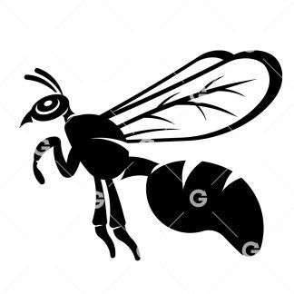 Flying Wasp SVG