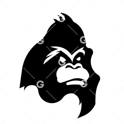 Gorilla Head SVG