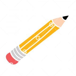 Yellow School Pencil SVG