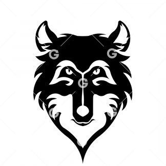 Wolf Head SVG