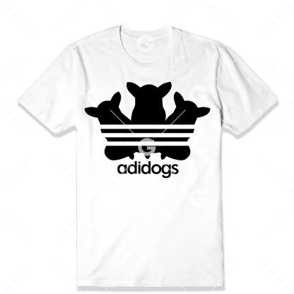 Adidogs Puppies Parody T-Shirt SVG