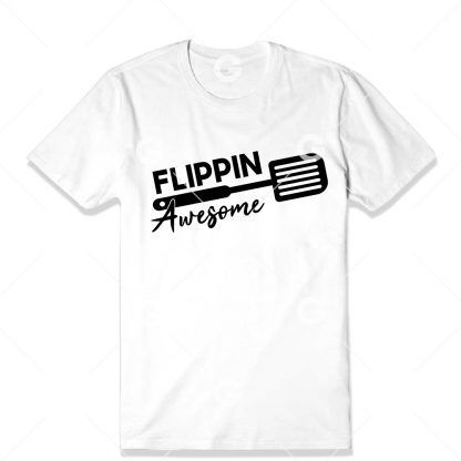 Flippin Awesome BBQ T-Shirt SVG