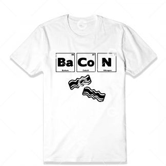 Bacon Periodic Table T-Shirt SVG