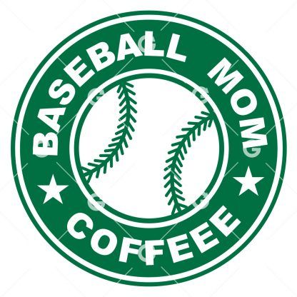 Baseball Mom Coffee SVG