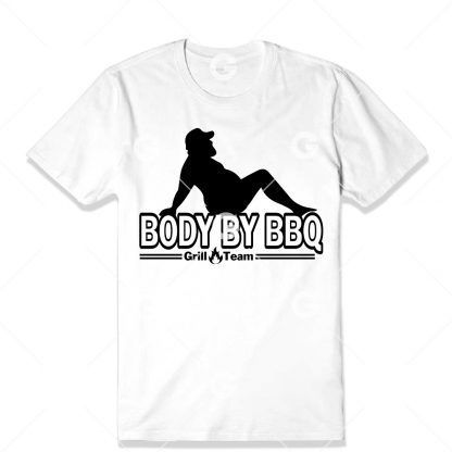 Body by BBQ Grill Team T-Shirt SVG