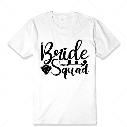 Wedding Bride Squad T-Shirt SVG