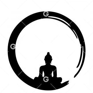 Buddha Meditation SVG