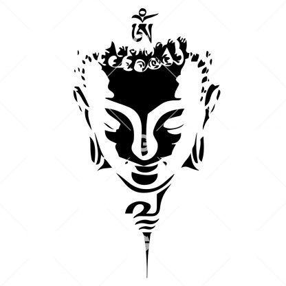 Buddha Silhouette SVG