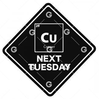 CU Next Tuesday Decal SVG