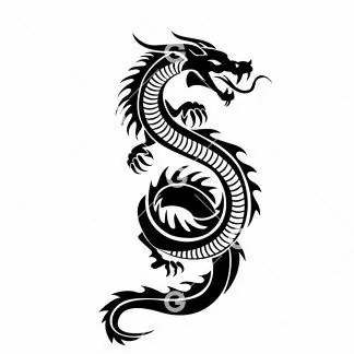 Chinese Dragon, Serpent SVG